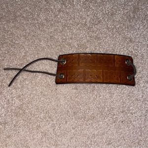 Leather Lace Up Cuff Bracelet